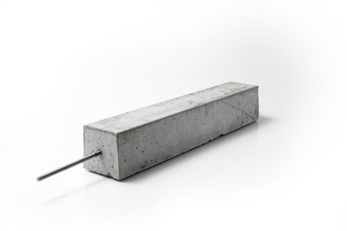 Concrete Stumps 100 x 100 x 1.5m Threaded