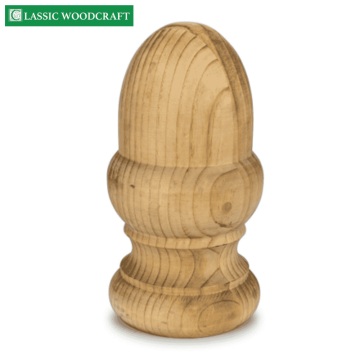 Acorn Fence Post Capitals 115mm