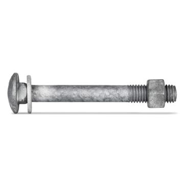 Galvanised Cup Head Bolt M12x100