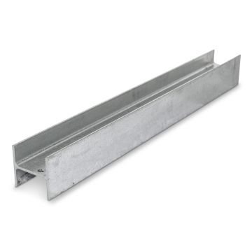 Galvanised Steel H Channel for 100mm sleepers