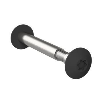 Vuebolt Concealed Thread Bolts “Blackout” M16 x 150 – 230MM - Card Of 2