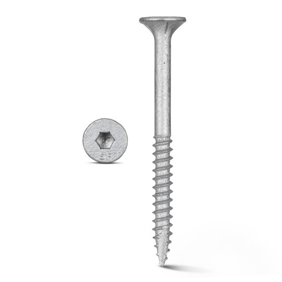 Galvanised Steel Bugle Batten Screws 14gx75mm