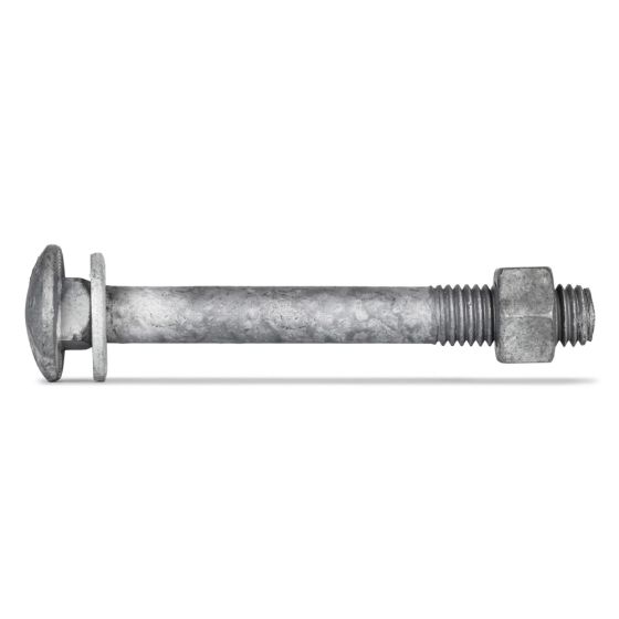 Galvanised Cup Head Bolt M12x100