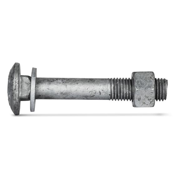 Galvanised Cup Head Bolt M16x100