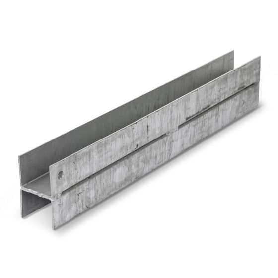 Galvanised Steel H Channel for 50mm Sleepers