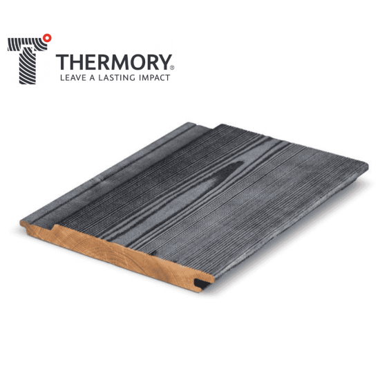 Thermory Drift Black Pearl C26 Cladding 169 x 19mm
