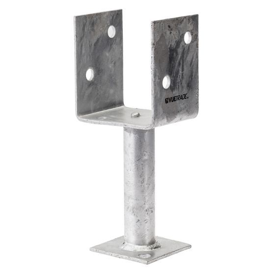 Galvanised Full Stirrup Post Supports 130mmx90mm
