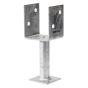 Galvanised Full Stirrup Post Supports 300mmx90mm